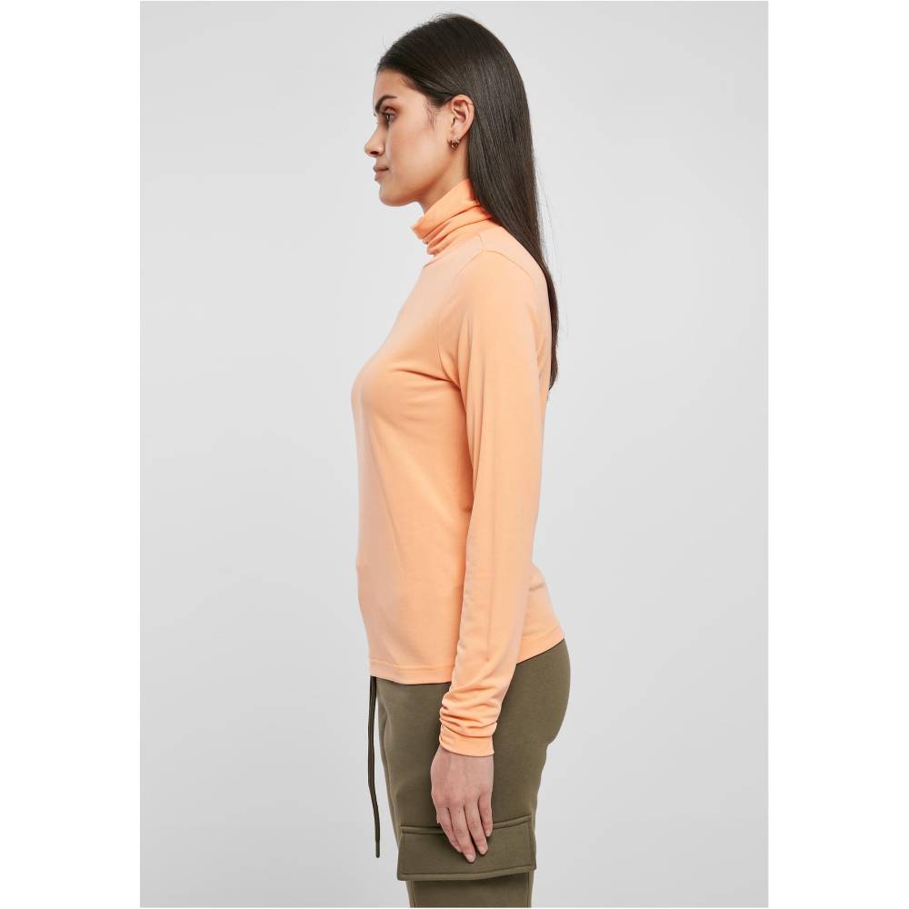 Urban Classics - Modal Turtleneck Lange ärmel top - Orange